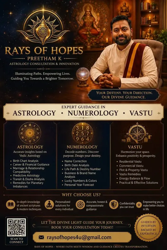 Astrology · Numerology · Vastu — expert guidance