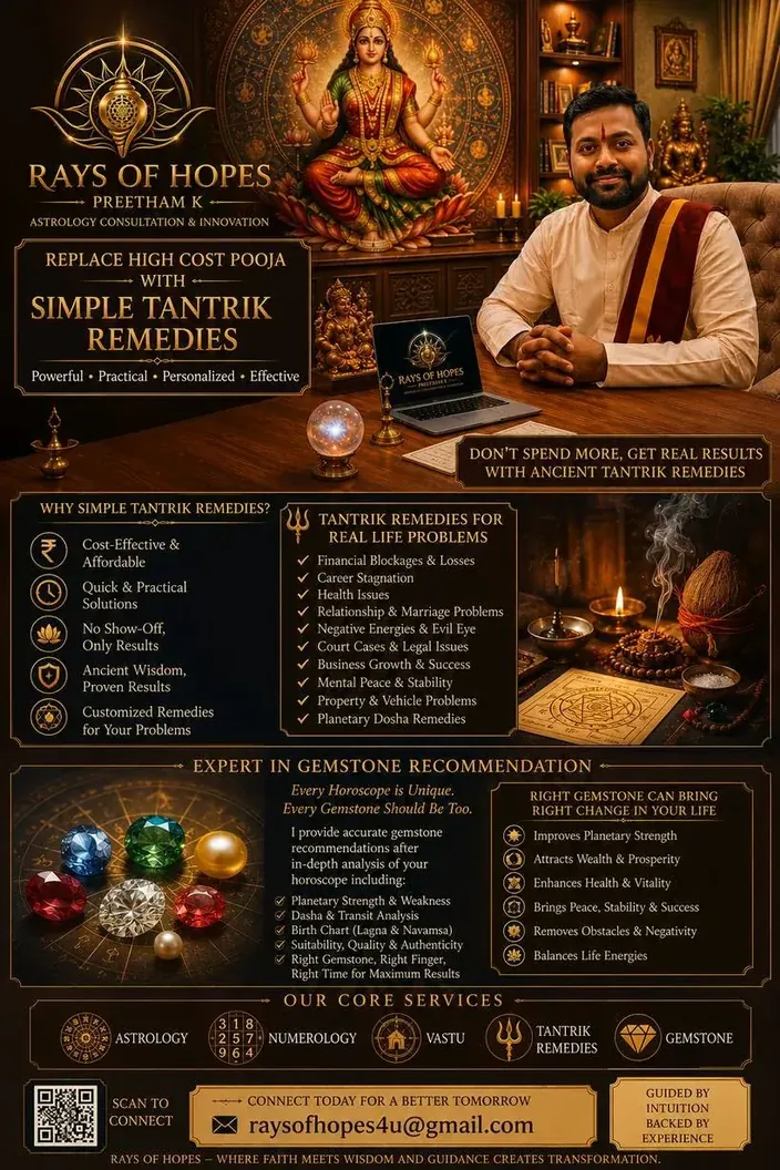 Simple Tantrik Remedies & Gemstone Recommendation